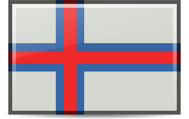 Free faroe islands flag icons illustration