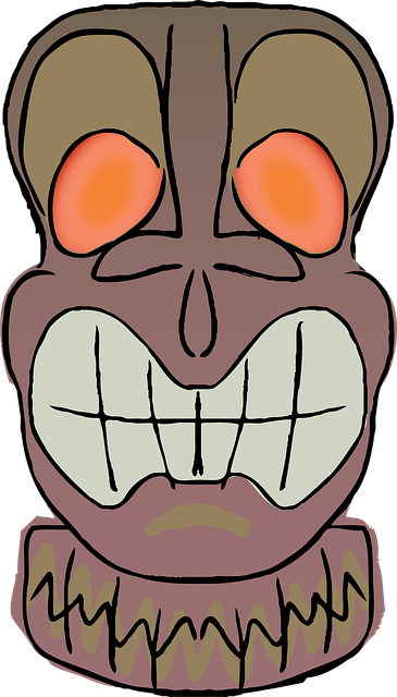 Free decoration face head vector