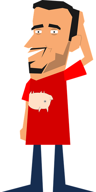 Free caricature character co-workers illustration