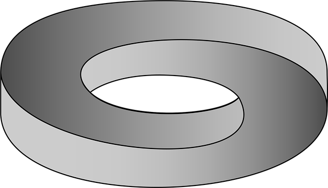 Free curves doughnut gradient vector