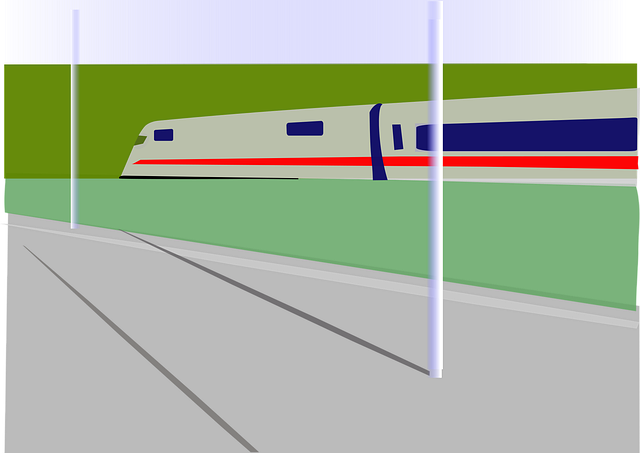 Free ice train fast illustration