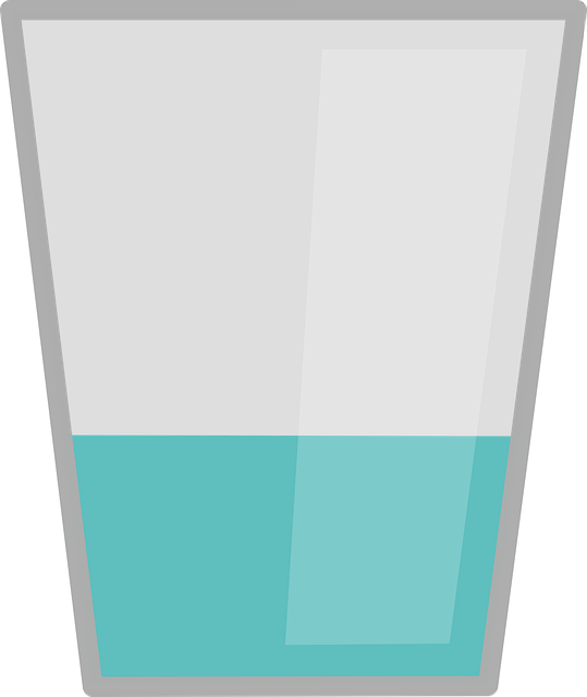 Free beverage fluid glass vector