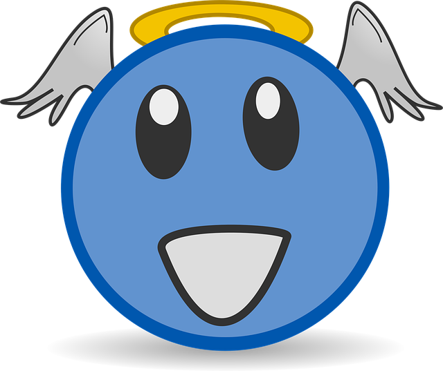 Ángel, Iconos, Mate, Smiley, Símbolo