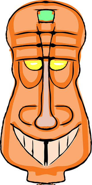 Free decoration face head vector