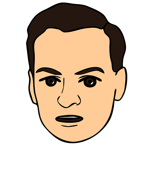 Free avatar face male vector