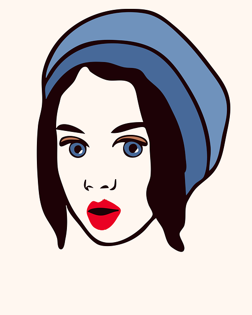 Free avatar beanie face illustration