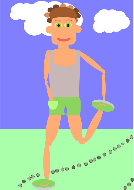 Free athlete run sportsman vector