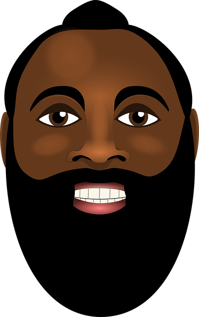 Free beard harden james harden vector