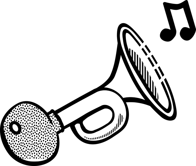 Free bicycle bike horn vector