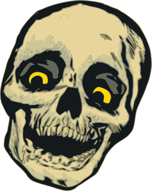 Free cackle comic ghost illustration