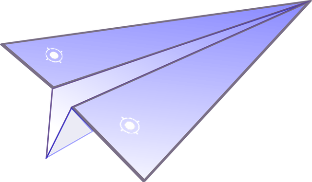 Free paper paper airplane plane vector
