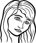 face, frau, human