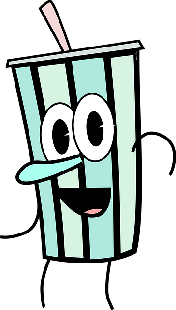 Free cartoon drink food vector