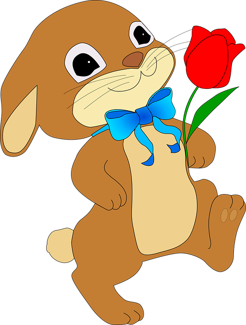 Free easter rabbit nature vector