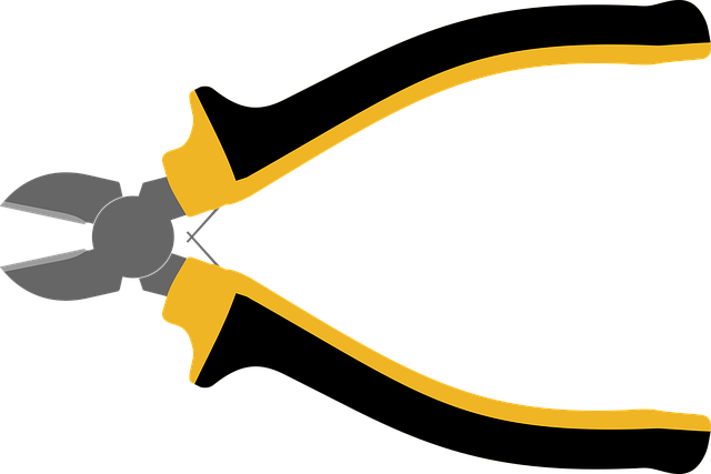 Free pliers tool metal vector