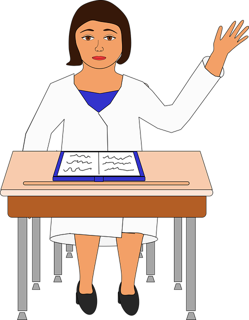 Free child desk elementary school vector