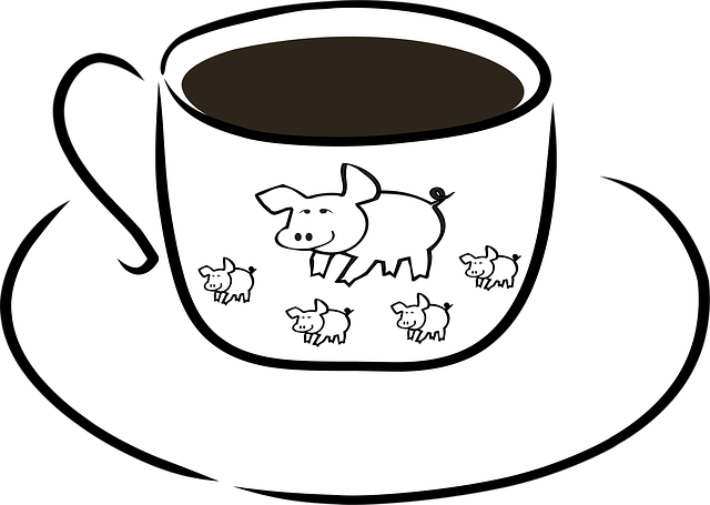 Free breakfast coffee cup illustration