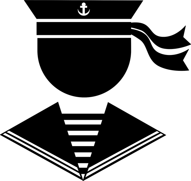 Free military profession sailor vector
