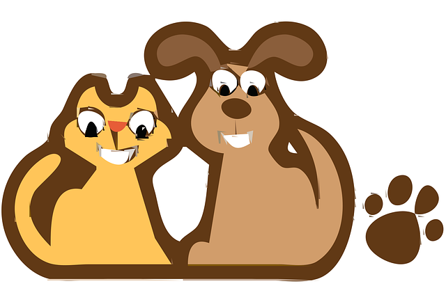 Free brown pet cat vector