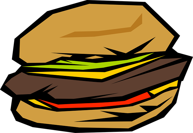 Free bread food hamburger vector