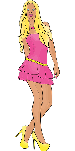 Free Blonde Fashion vector and picture