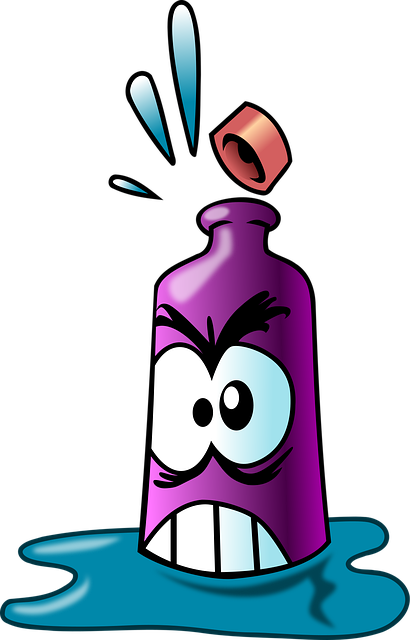 Free angry beverage bottle vector