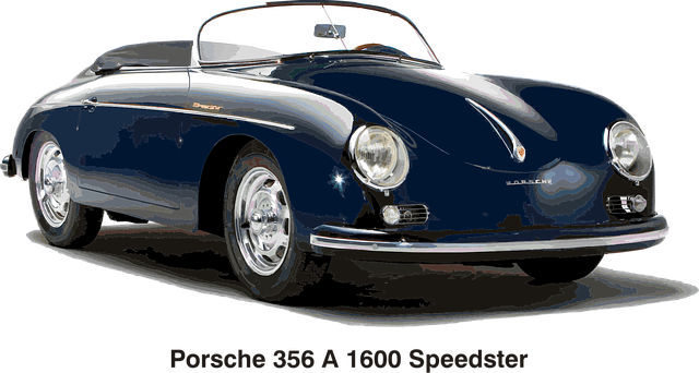 Free cars porsche speedster illustration
