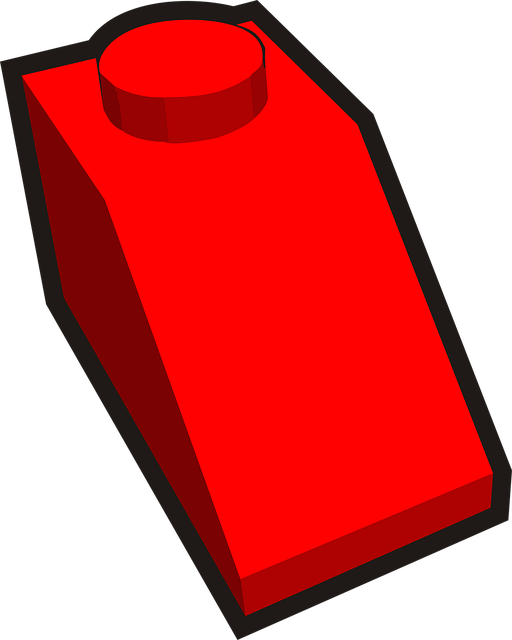 Free building block plastic toy illustration