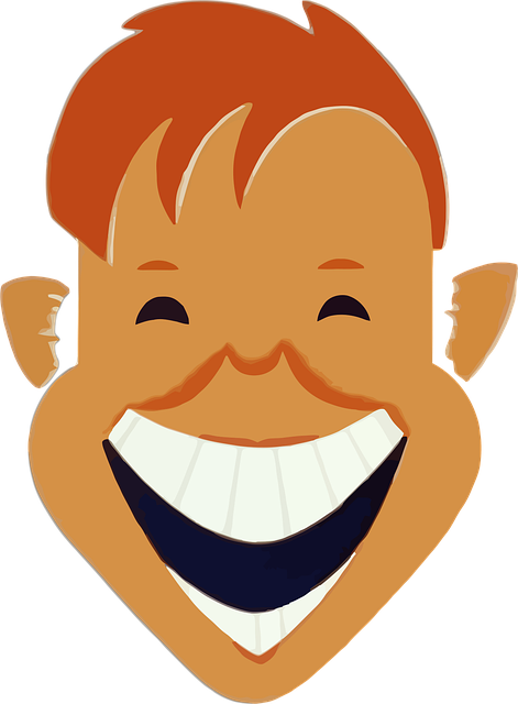 Free boy comic characters face vector