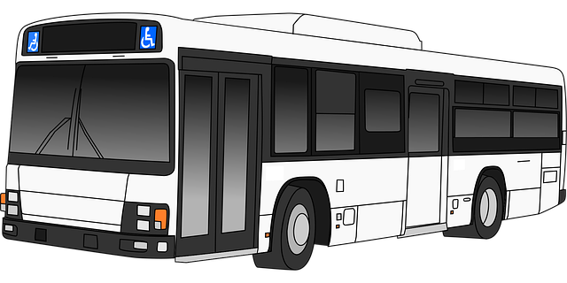 Free bus vehicle travel vector
