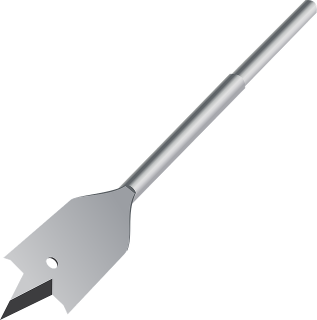 Free construction drill tool vector