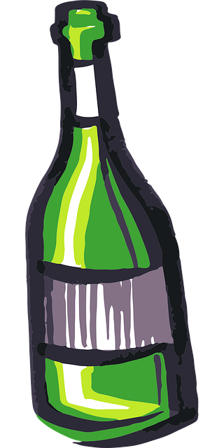 Free bottle vino wine illustration