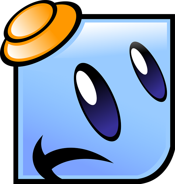 Free robot sad smiley vector