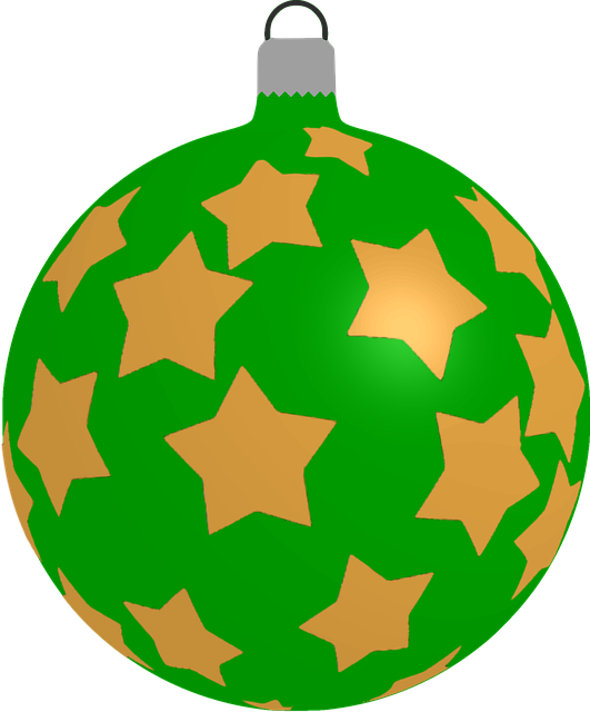 Free bauble christmas decoration vector