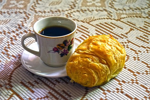 Pequeno Almoço, Pão, Café, Alimentos