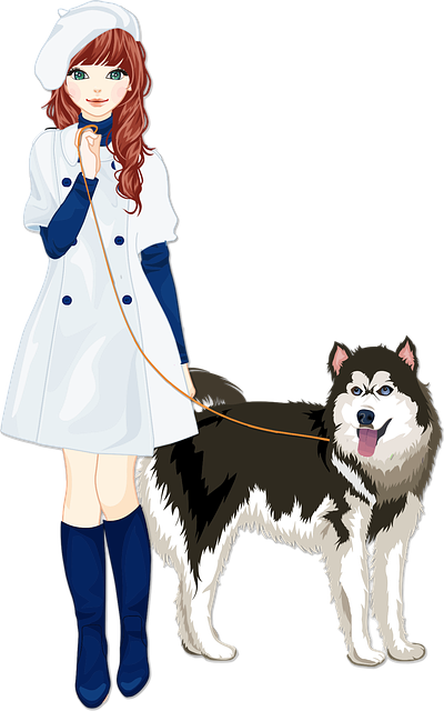 Free animal canine companion illustration