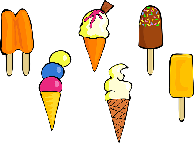 Free eat food ice cream vector
