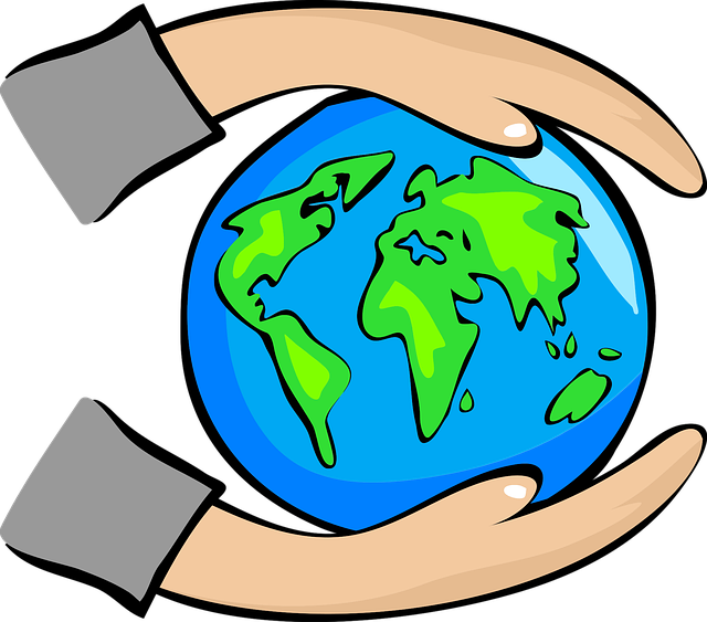 Free abstract art earth illustration
