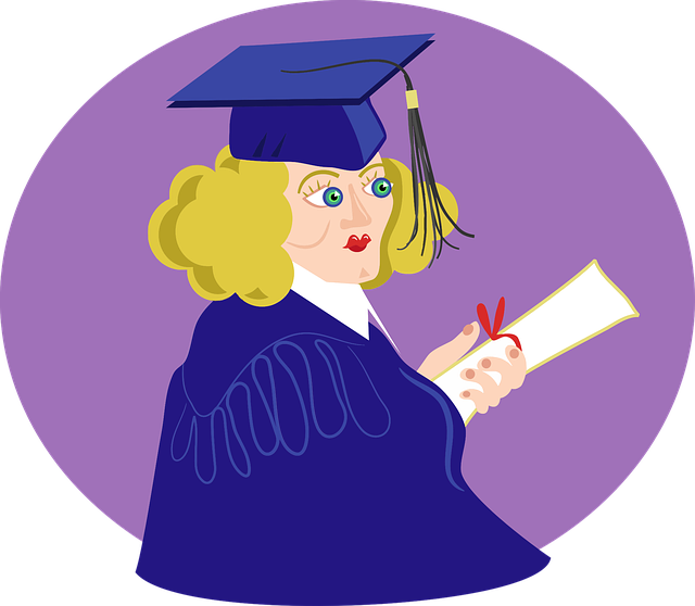 Free class diploma education illustration