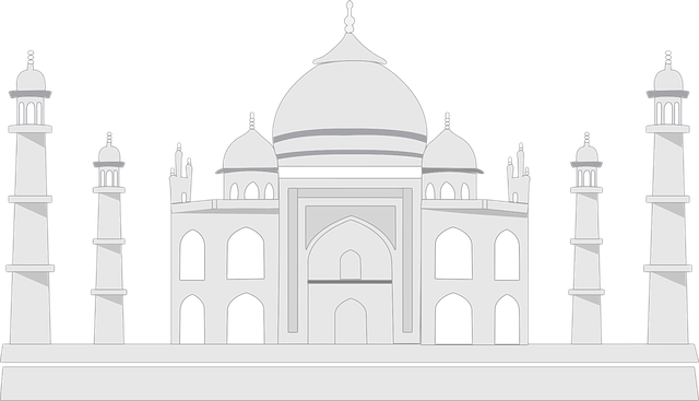 Free agra architecture building vector