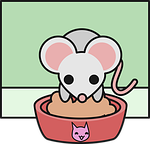 bravery, cat, rat