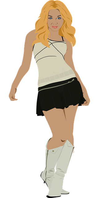 Free beauty dress girl vector