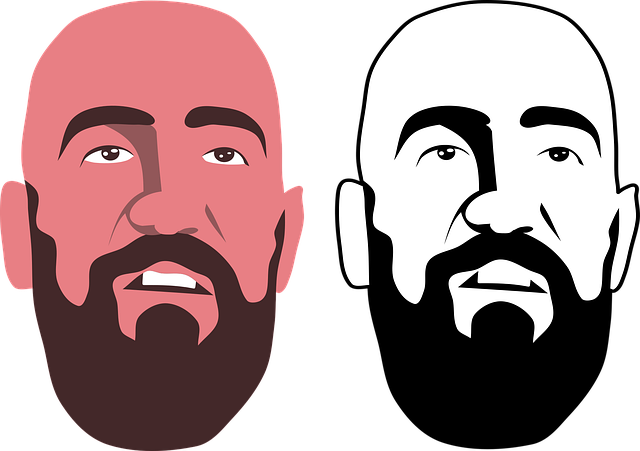 Free bored comic characters guy illustration