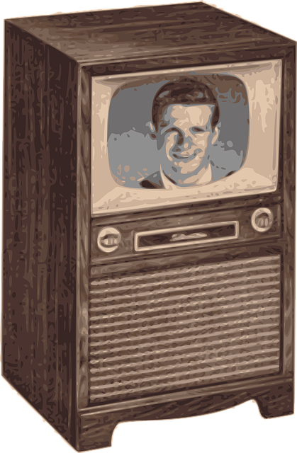 Free old retro television vector