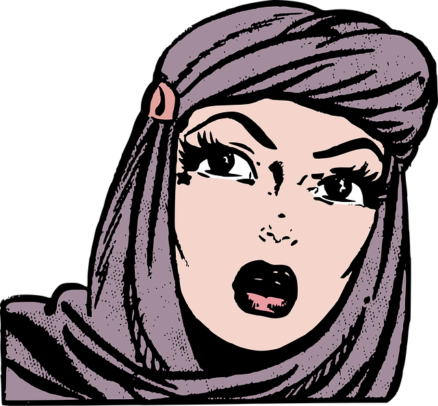Download free HD stock image of Female Head Free female head retro vector