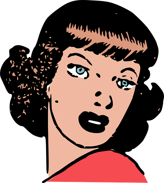 Download free HD stock image of Female Head Free female head retro vector