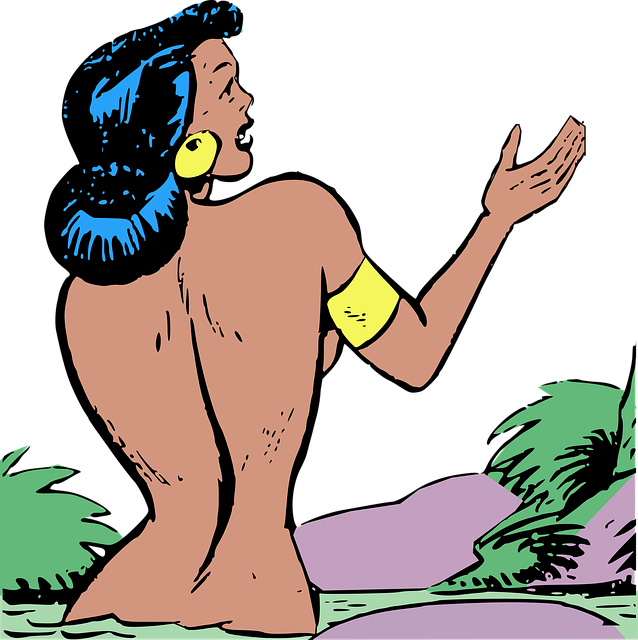 Bad, Comics, Weiblich, Natur, Retro