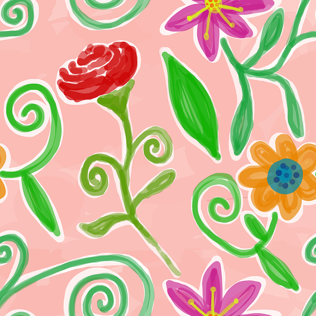 Free background beautiful flowers flower wallpaper vector