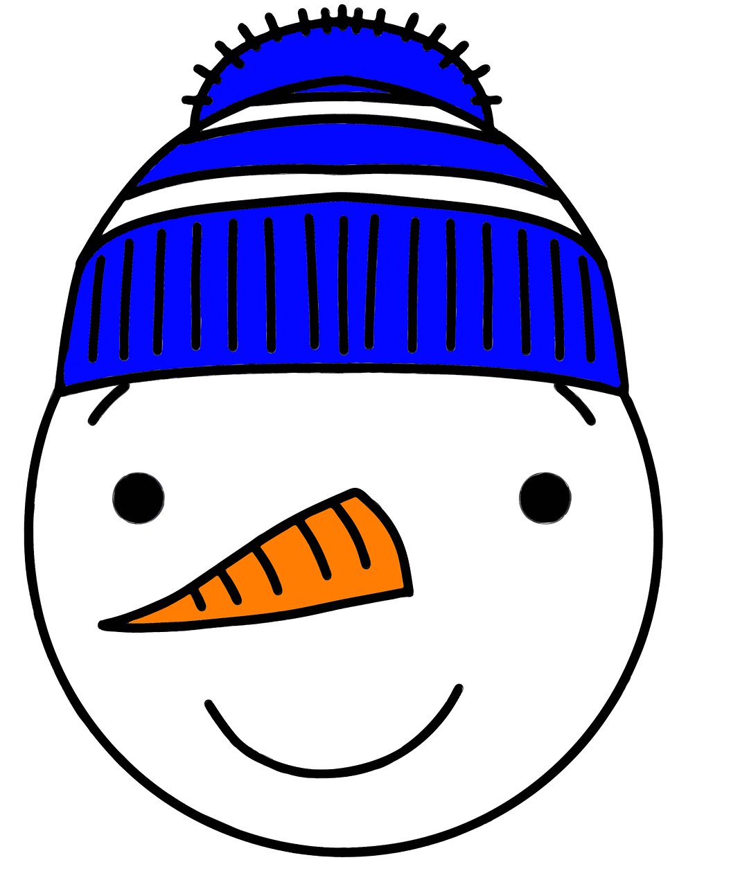 Lumiukko Kasvot Clip Art
