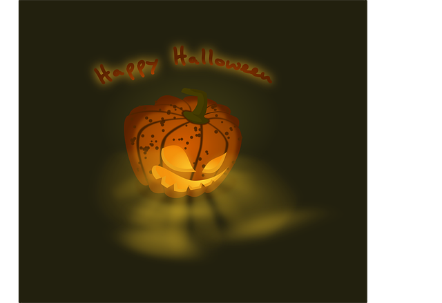Free halloween lantern pumpkin vector